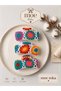 Daisy Motif Hand Knitted Cotton Lace Mixed Color 11 cm Bohemian Latch Buckle
