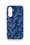 Samsung A37 Compatible Thin Leaf Branch Patterned Silicone Case - 2