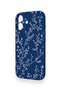 iPhone 17 Compatible Thin Leaf Branch Pattern Silicone Case - 4