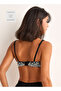 Padded Wired Demi Bra with Floral Lace Embroidery - 2