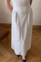 Polka Dot Short Sleeve Maxi Length Dress Av016160 - 2
