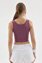 Women's Thick Strap Belted Body Crop - 8