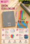 Campus Spiral Note Set 120 Sheets Lined Spiral Notebook 17X24 Cm, 0.7 Versatil Pen, 4 Pastel Highlighter Pens, 9 Color Fineliner Pens - 3