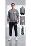 Unisex Premium Oversize Crew Neck Sweatshirt Set