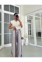 Striped Trousers with Elastic Waist