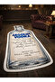 Non-Slip Base Asymmetrical Pattern Gamer Themed Washable Teen Room Carpet 90X300 cm