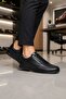 Shoes Atlas Black Men's Daily Lace-Up Black Sneaker 5511