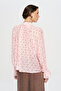 Women's Tie-Collar Polka Dot Shirt - 5