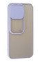 Aconcept iPhone 13 Pro Case Palm Frosted Camera Sliding Silicone (143904) - Lilac - 2