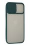 Aconcept iPhone 13 Pro Max Case Palm Frosted Camera Sliding Silicone (143842) - Green - 2