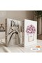 2-Piece Decorative Book Box | Wedding Dress & Perfume Themed Storage Box - 2