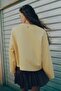 Oversize çizgili grafikli sweatshirt - 5