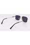 Nova Rimless Square Metal Sunglasses with UV400 Protection for Men & Women – Gold Frame, Dark Grey Lens - 2