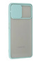 Aconcept Galaxy A22 Case Palm Frosted Camera Sliding Silicone (175456) - Turquoise - 2