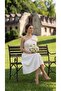 One-Shoulder Midi Length Flared Evening Dress with Lining and Bow Detail for Wedding, Engagement, Graduation, and Special Occasions - 5