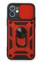 Aconcept iPhone 12 Mini Case Pars Silicone with Lens Ring (210801) - Red