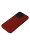 Aconcept iPhone 15 Pro Max Case Loop Leather Silicone (223325) - Red - 4