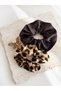 Brown Leopard Butterfly Detailed 3-Piece Women's Hair Clip Set