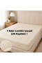 100% Cotton Double Elastic Fitted Sheet – Flexible Edges, Perfect Fit Design - Color Options Available