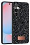 Aconcept Galaxy S24 Fe Bright Silvery Cover (13022) - Black