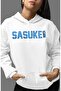 Sasuke Uchiha Naruto Anime Back Printed Unisex Oversize Combed Cotton Hoodie - 2