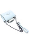 Italian Cow Leather Handbag with 2 Adjustable Shoulder Straps - 3