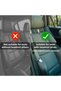 (dq7-Black)Backseat Car Organizer 4-in-1 Car Organizer Back Seat with Cup Holder & Tissue Box Multi-Pocket Car Back Seat Organizer for Phone Drinks Travel & Daily Use - 8