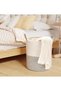 (U19)Woven Rope Laundry Hamper Tall Laundry Basket for Blanket Storage Large Dirty Clothes Hamper for Toys Decorative Baby Nursery Hamper for Bedroom Living Room - 5