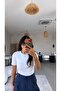 White Original Zr Buttoned Ribbed Tshirt - 4