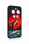 Mi 17 Ultra Compatible Red Sun Whale Patterned Silicone Case - 3