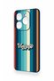 Tecno Spark 20 Pro Compatible Vintage Patterned Silicone Case - 4