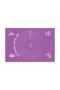 Purple Silicone Dough Rolling Mat 45X65 cm + Heat Resistant Baking Mat 30X40 cm - 2
