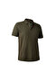 Polo Collar Short Sleeve Green T-Shirt - 2