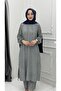 Şule Team Gray |   Women's Stylish Two-Piece Set |   Hijab Set |   Modern Daily Combination |   Elegant Team Model - 3