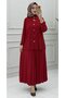 Hesna Skirt Set Red |   Women's Stylish Skirt Suit |   Hijab Double Set |   Elegant Daily Combination