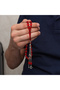 💎   Premium Shiny Antique Metal Tasseled Red Amber Prayer Beads - 2
