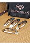25-Piece Silver Luxury Metal Snap Clips with Holes 6 cm - Snap Clip Supplies Snap Side Hair Clips - 4