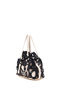 Women's Black Patterned Mini Crossbody Bag 26Sbd293118 - 5