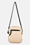 Men Brand Logo Cross Body Bag, Beige