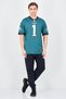 x NFL Men Sportswear Fit Short Sleeve Philadelphia Eagles Football Jersey, Teal Green - 2