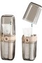 Toothbrush Travel Case, 2-in-1 Toothbrush Holder and Rinse Cup
