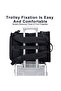Unisex 15.6-inch Laptop Backpack 180° Open Shoulder Daypack for Office Business Travel College School, B00684 , Black - 8