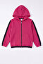 Unisex Kids 3-Piece Stripe Detailed Hooded Zipper Sweatshirt Set - 3