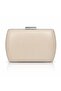 Women's White Pearl Half Moon Evening Dress Bag Boxed Bridal Wedding Portfolio - 3