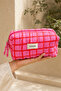 Makeup Bag Quilted Organizer - Travel Cosmetic Organizer Zippered Multi-Purpose Women's Bag 20X10X7 cm - 2