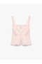 Cotton Sleeveless Zipper Detailed Slim Fit Square Neck Blouse - 2