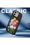 Mi 13t Pro Compatible Case Camera Protective Black Silicone Couple Phone Case Floral Pattern - 5