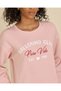 Senior Girls Pink Printed Sweatshirt - 4