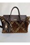 Bag Kilim and Brown Leather - 2