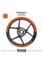 Ktm Duke 250 Wheel Rim Strip – Half Rim Cover & Duke 250 Lettering Sticker Set